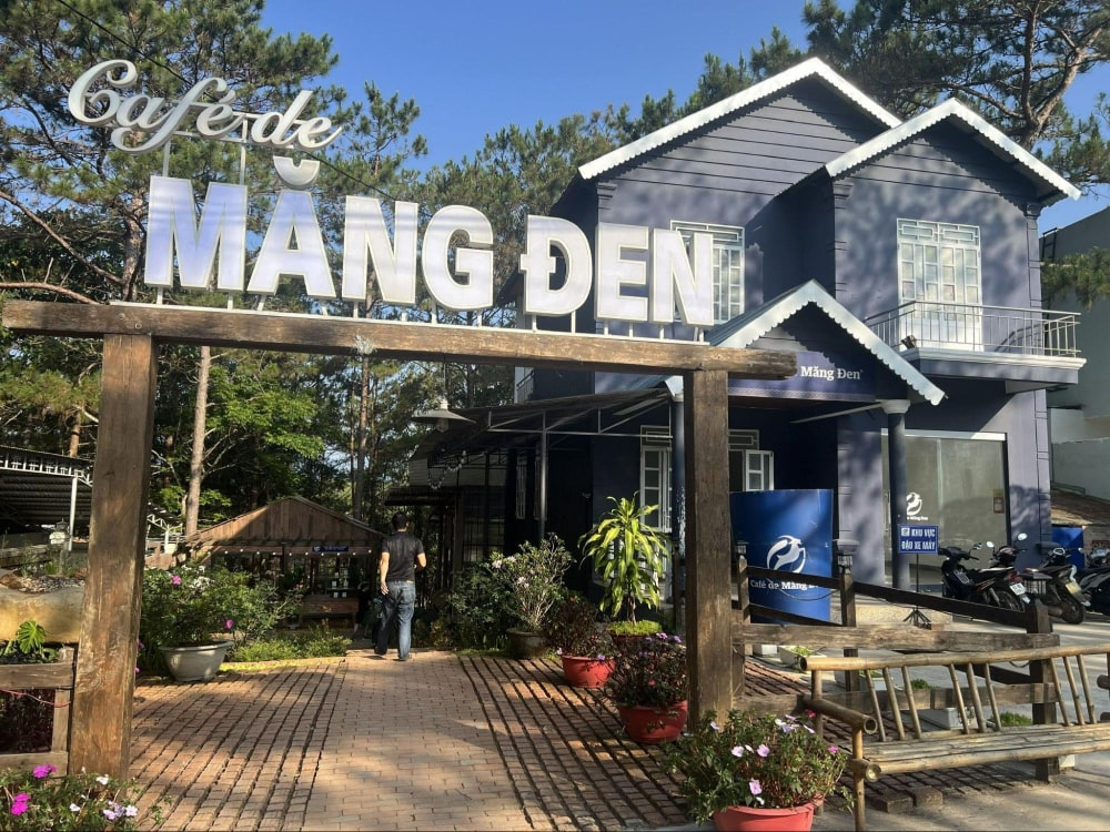 Không gian Café de Măng Đen giữa rừng thông