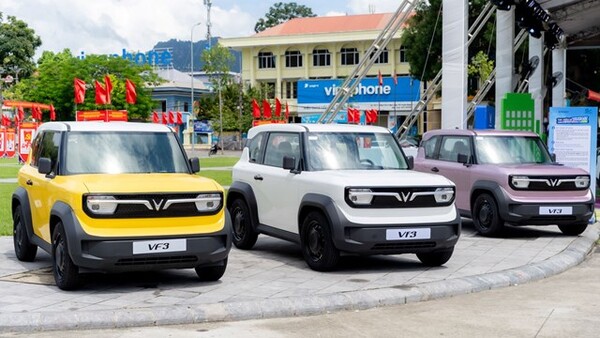 Các mẫu xe VinFast VF 3 phục vụ nhu cầu đi lại